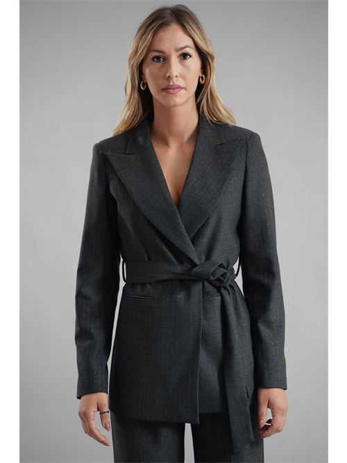 Giacca gessata federica erre | MYA 702GRIGIO
